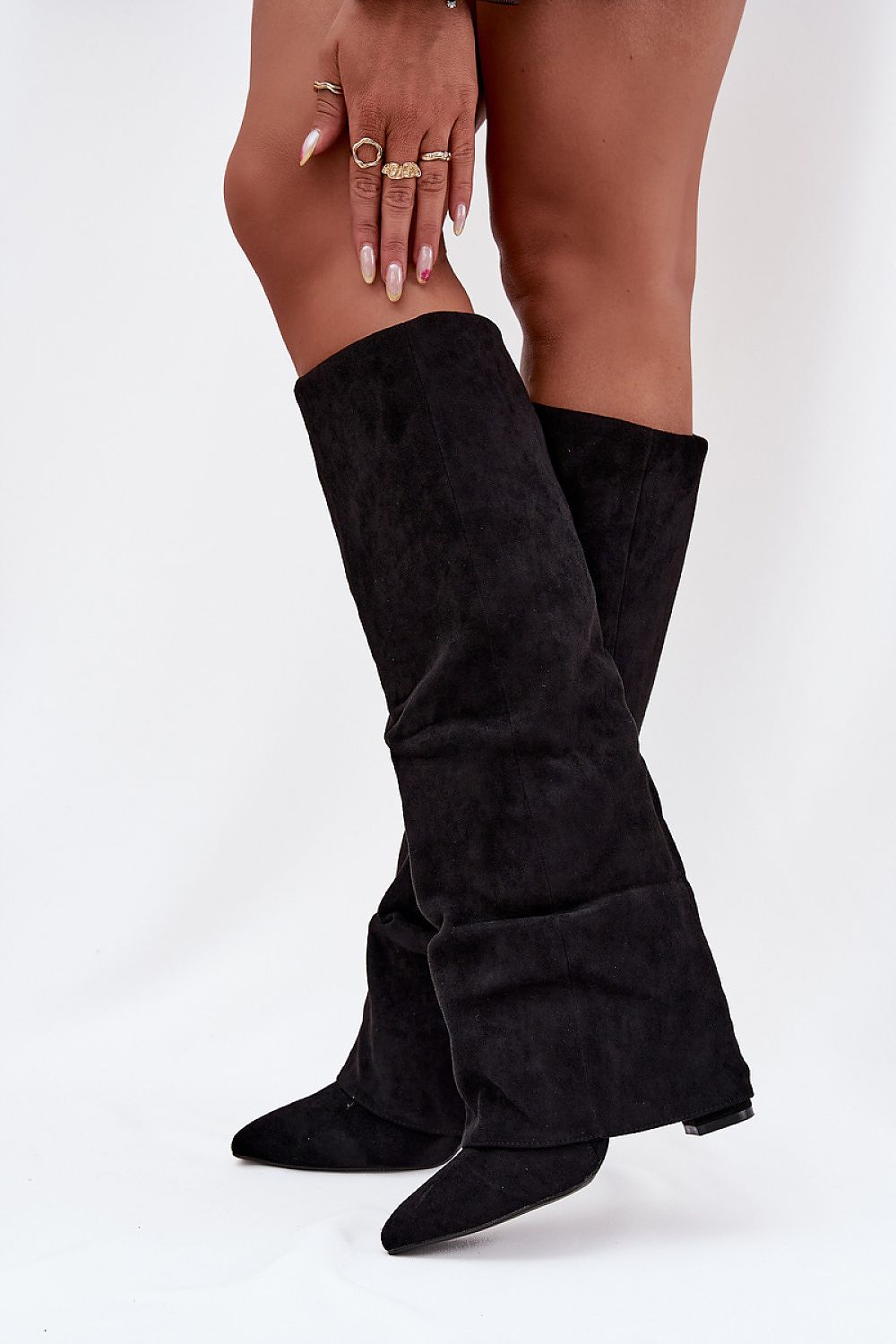  Cizme cu toc model 216989 Step in style 