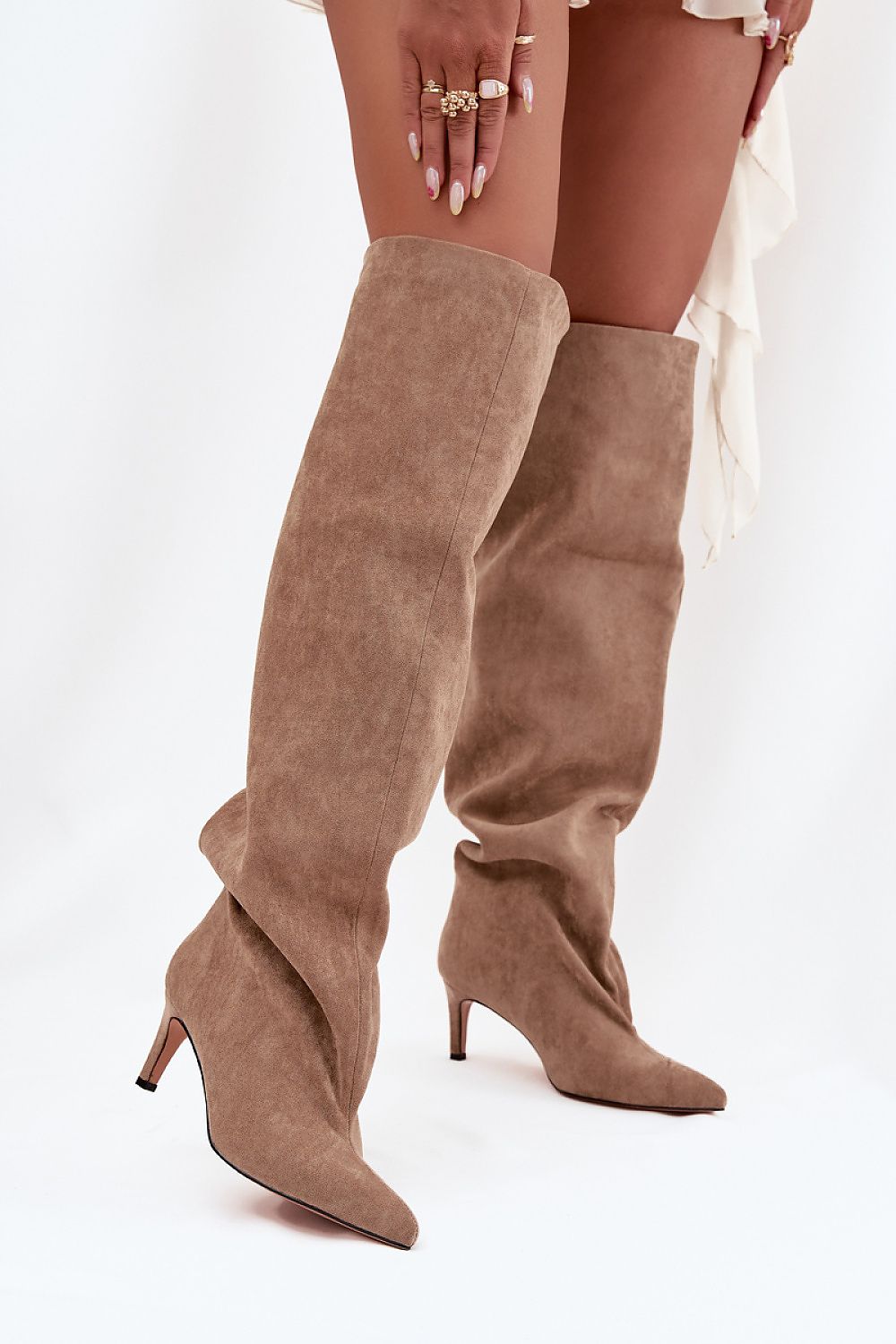  Cizme cu toc model 216997 Step in style 