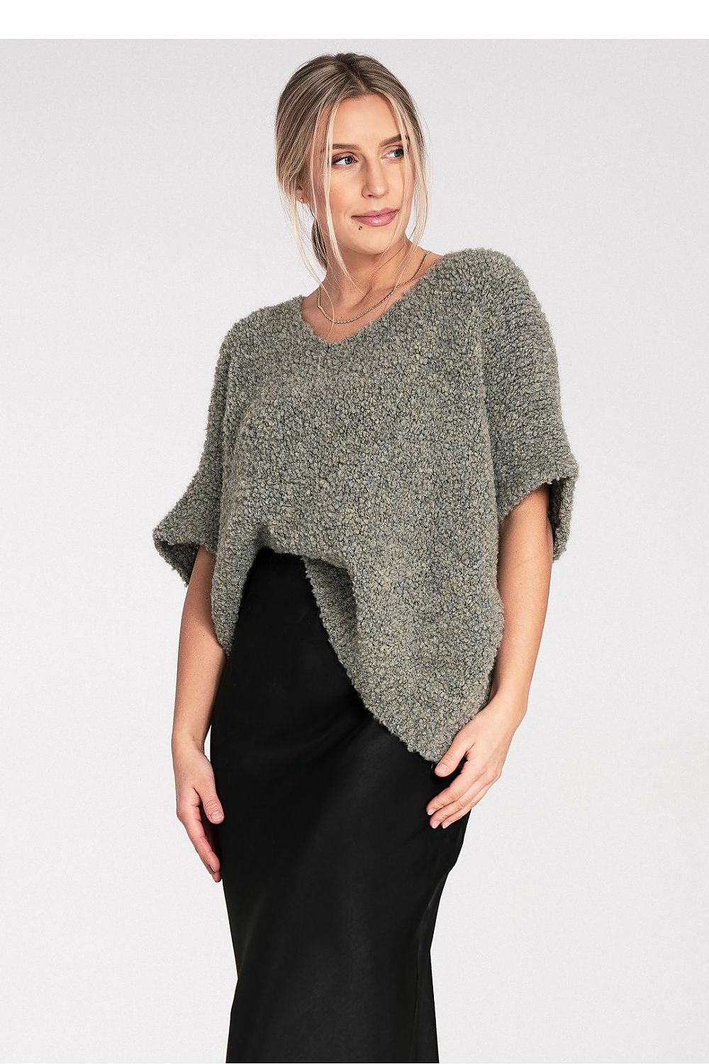  Pulover cu mânecă scurtă model 217070 Figl 