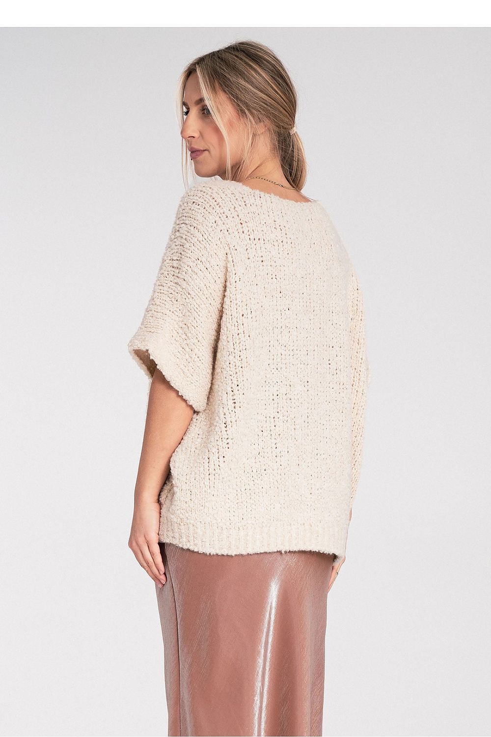  Pulover cu mânecă scurtă model 217071 Figl 