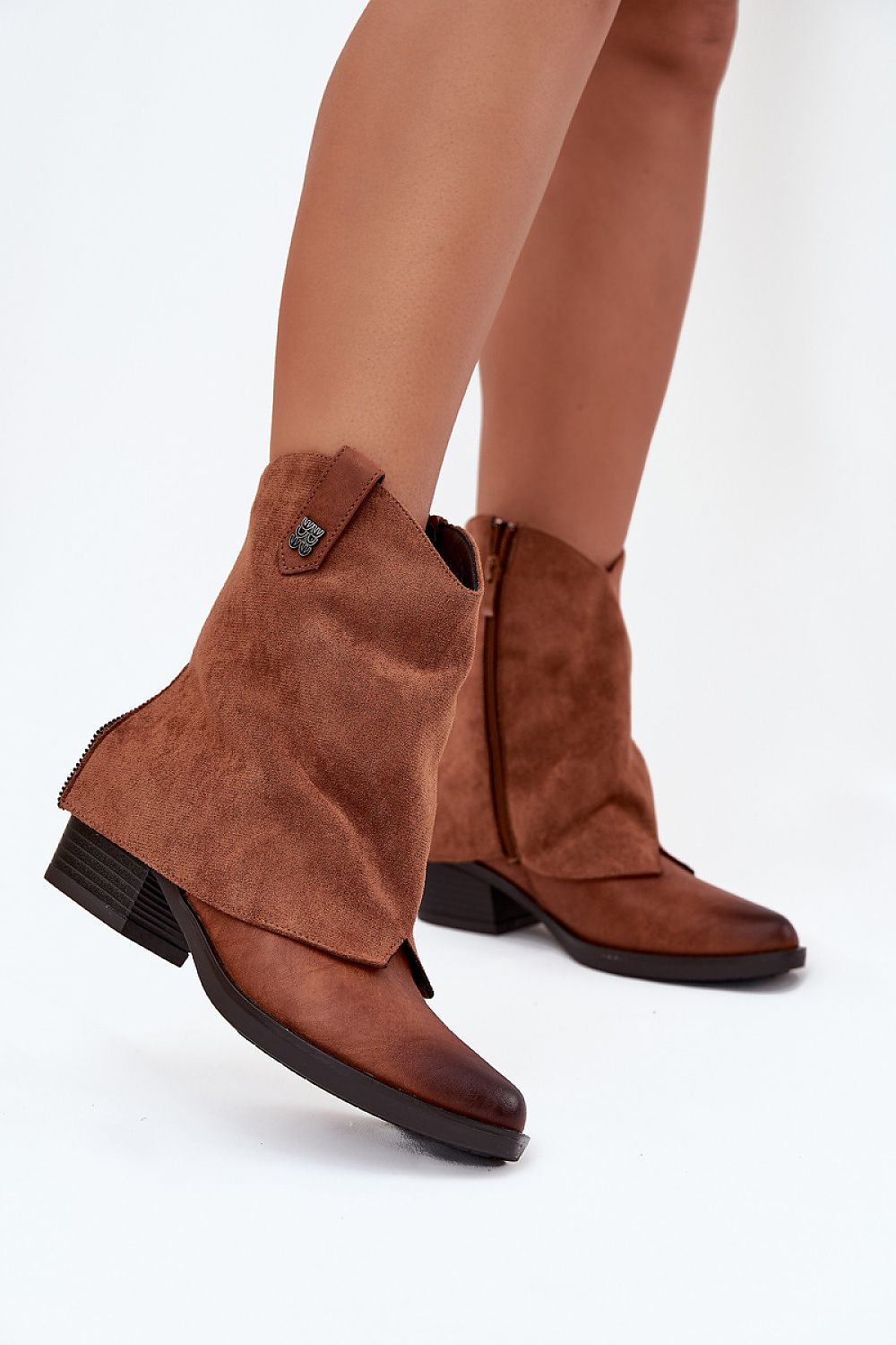  Botine cu toc model 217193 Step in style 