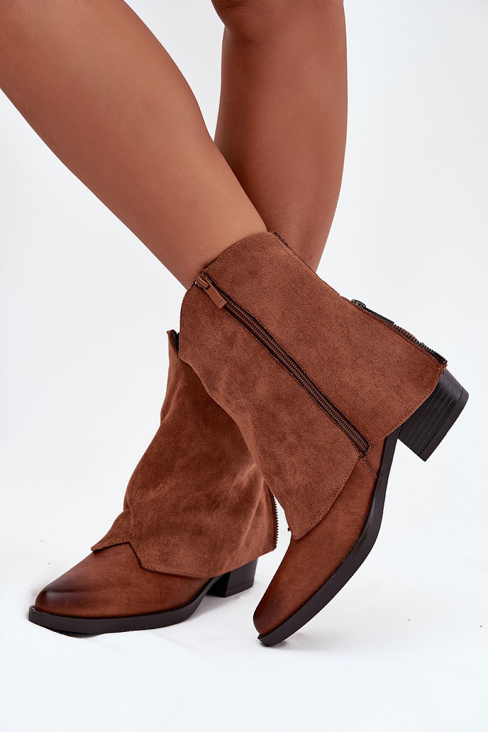  Botine cu toc model 217193 Step in style 