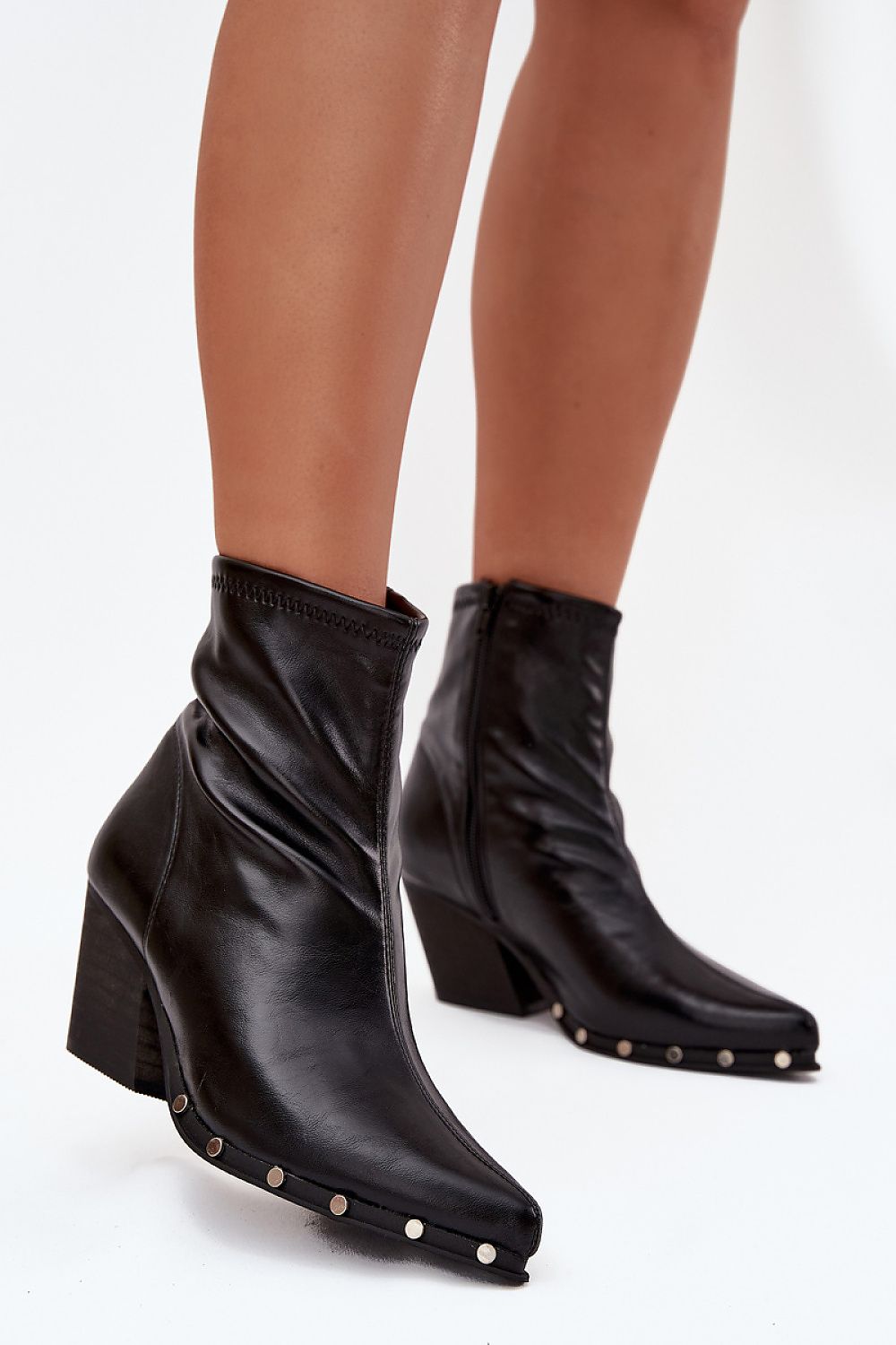  Botine cu toc model 217499 Step in style 
