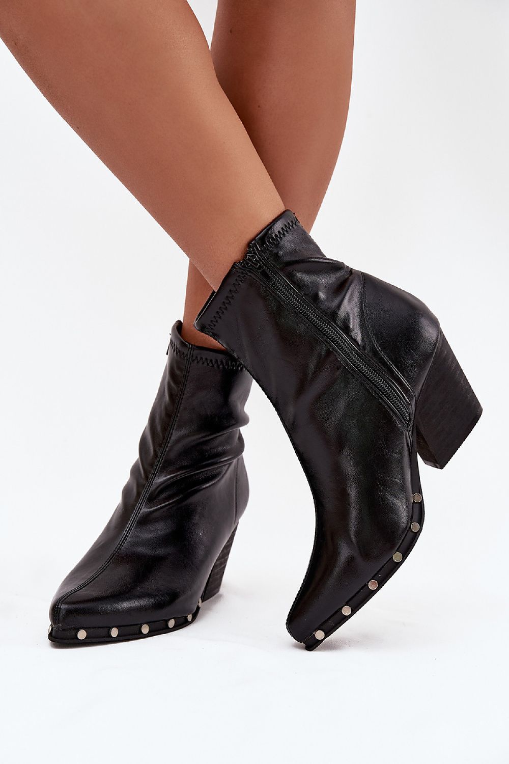  Botine cu toc model 217499 Step in style 