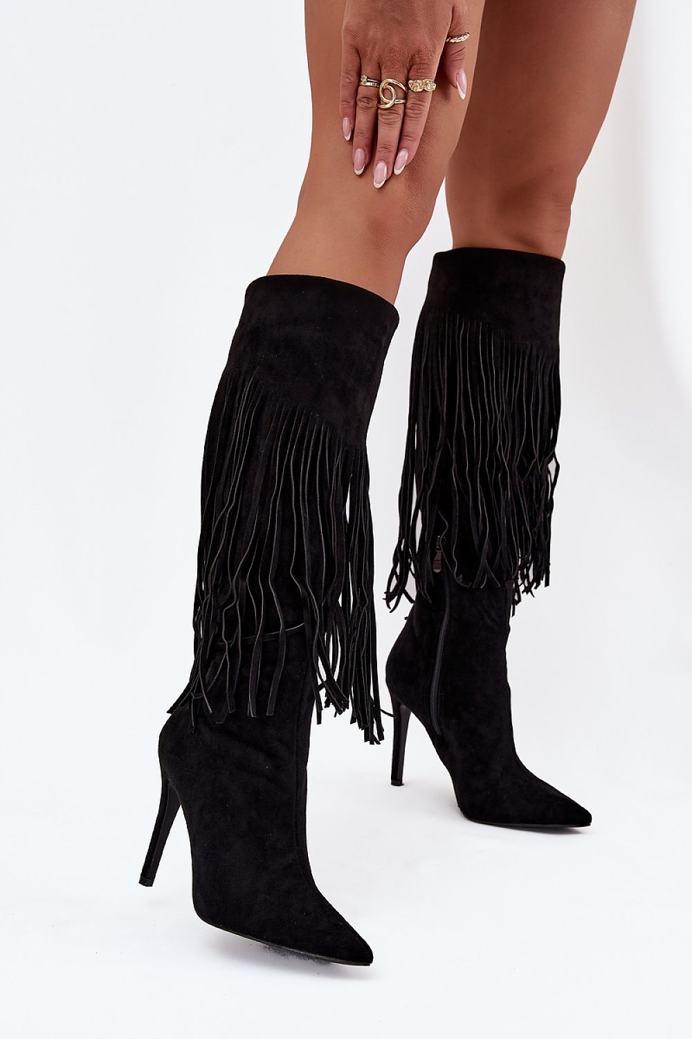  Cizme cu toc model 217513 Step in style 