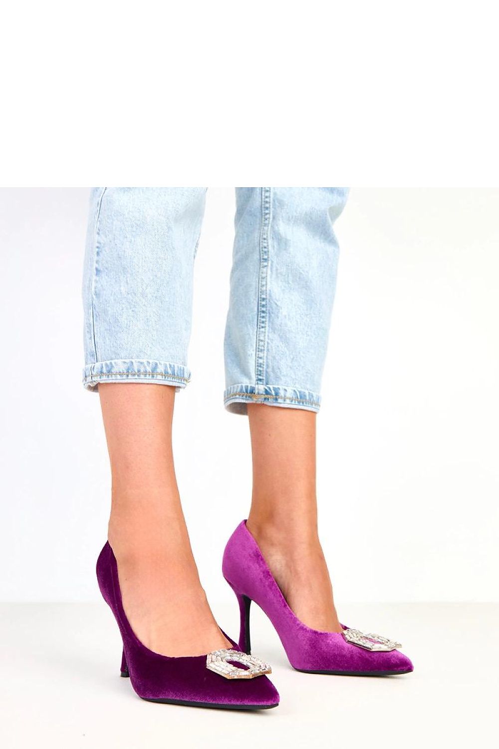  Pantofi cu toc subţire (stiletto) model 217657 Solea 