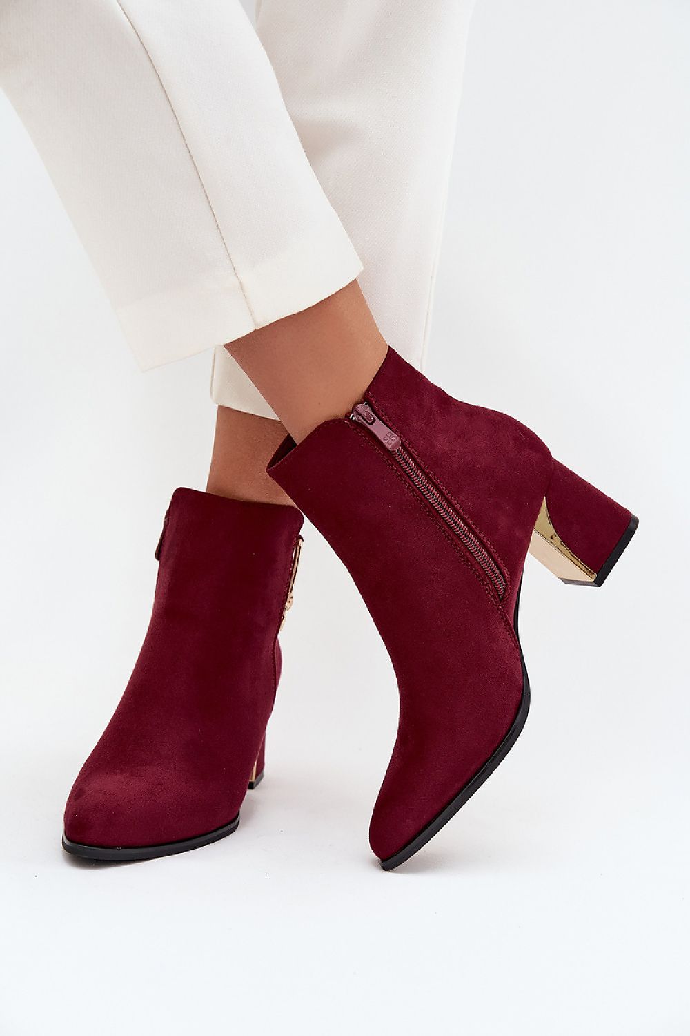  Botine cu toc model 217726 Step in style 
