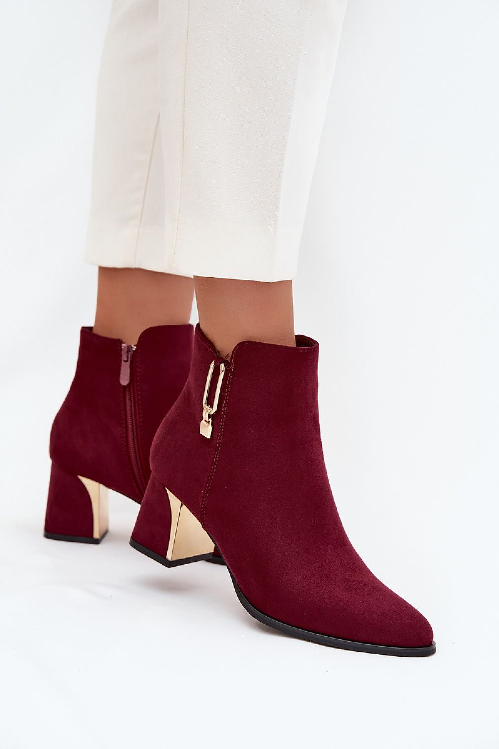  Botine cu toc model 217726 Step in style 
