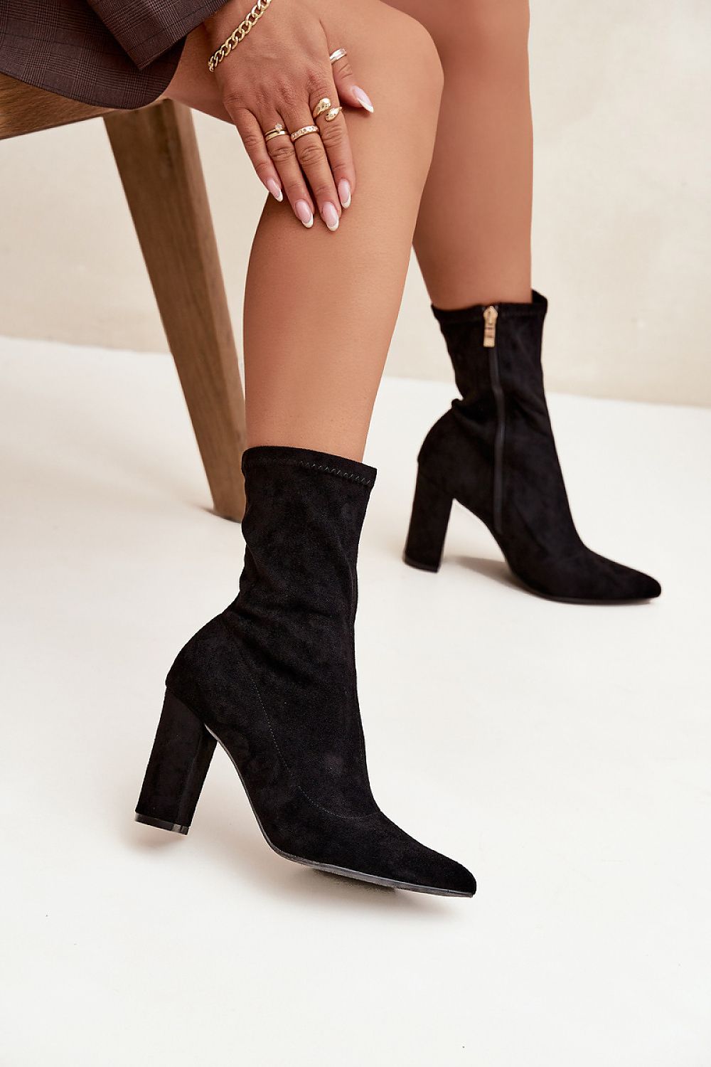  Botine cu toc model 217736 Step in style 