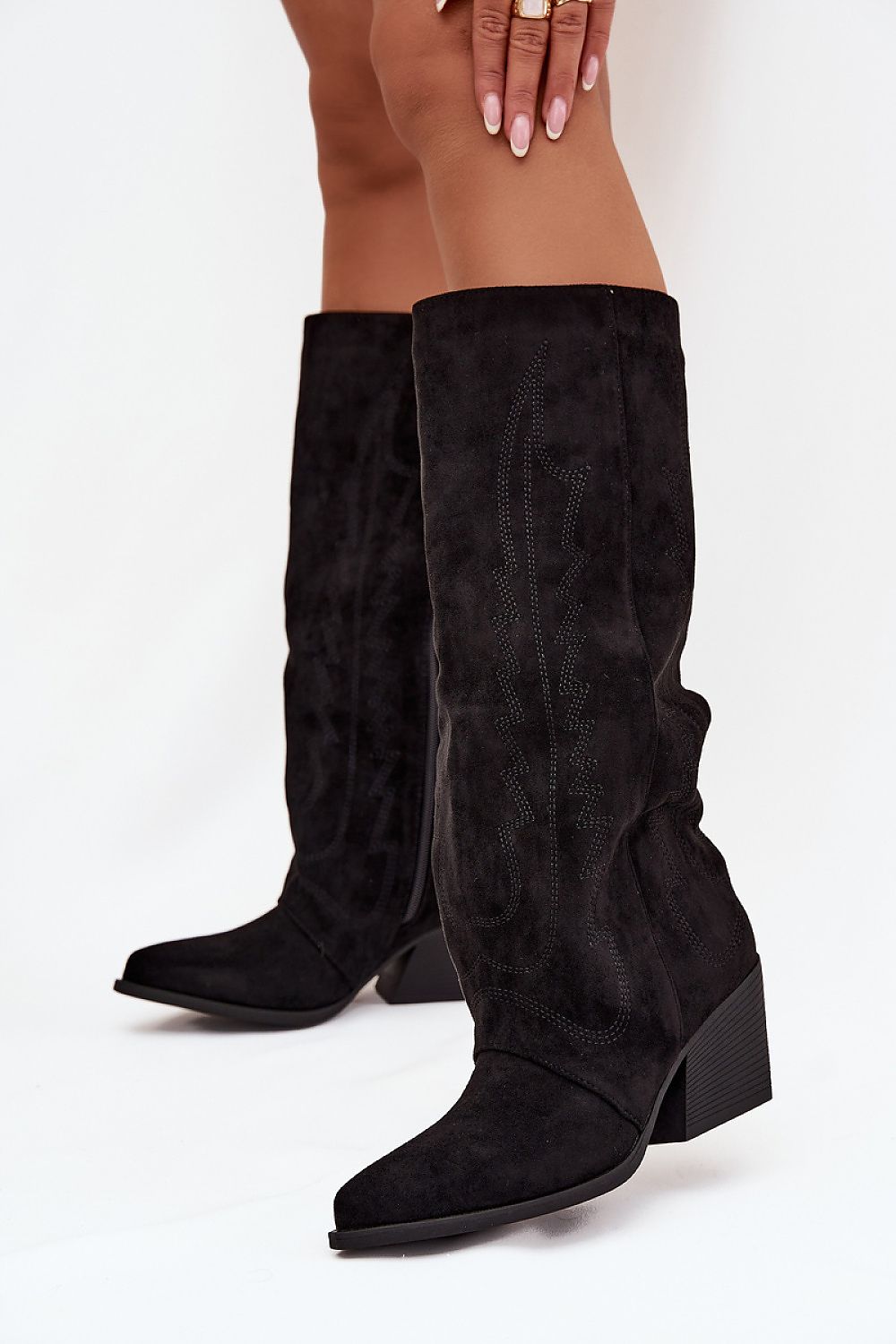  Cizme cu toc model 217755 Step in style 