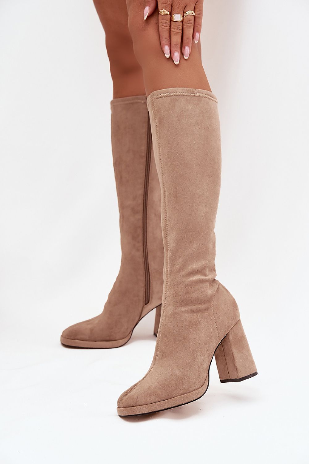  Cizme cu toc model 217762 Step in style 