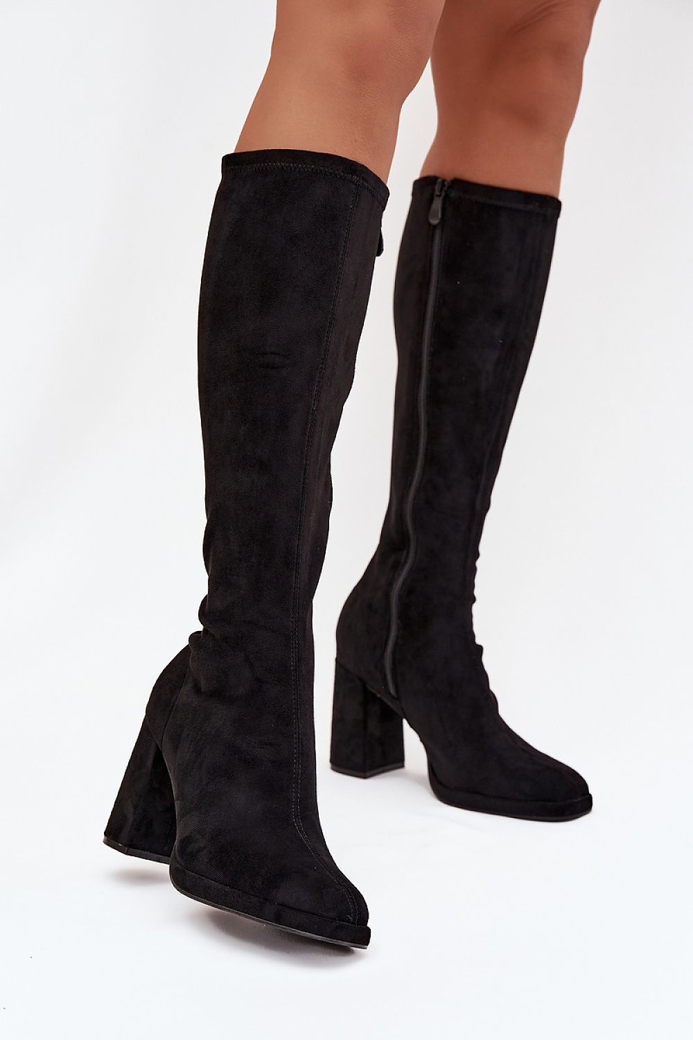  Cizme cu toc model 217763 Step in style 