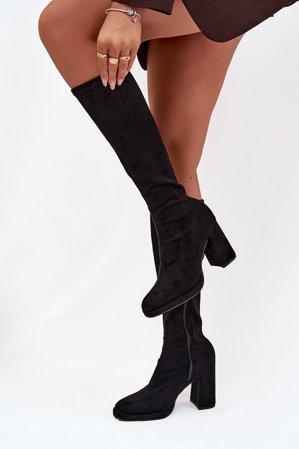  Cizme cu toc model 217763 Step in style 