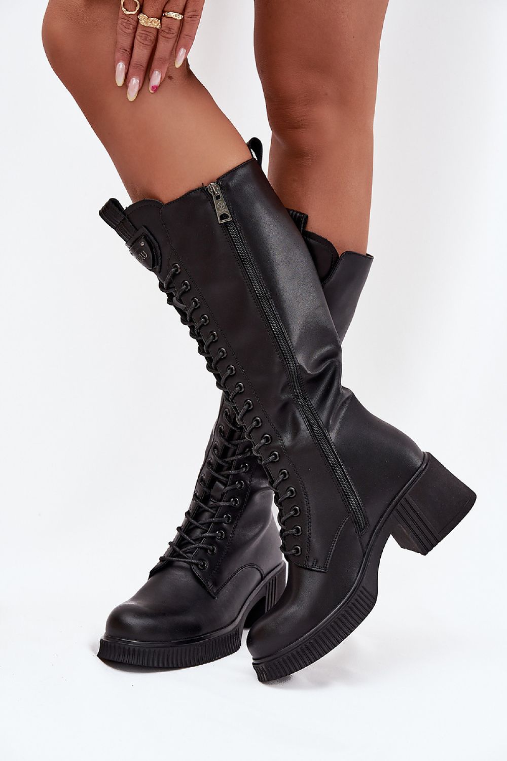  Cizme cu toc model 217765 Step in style 