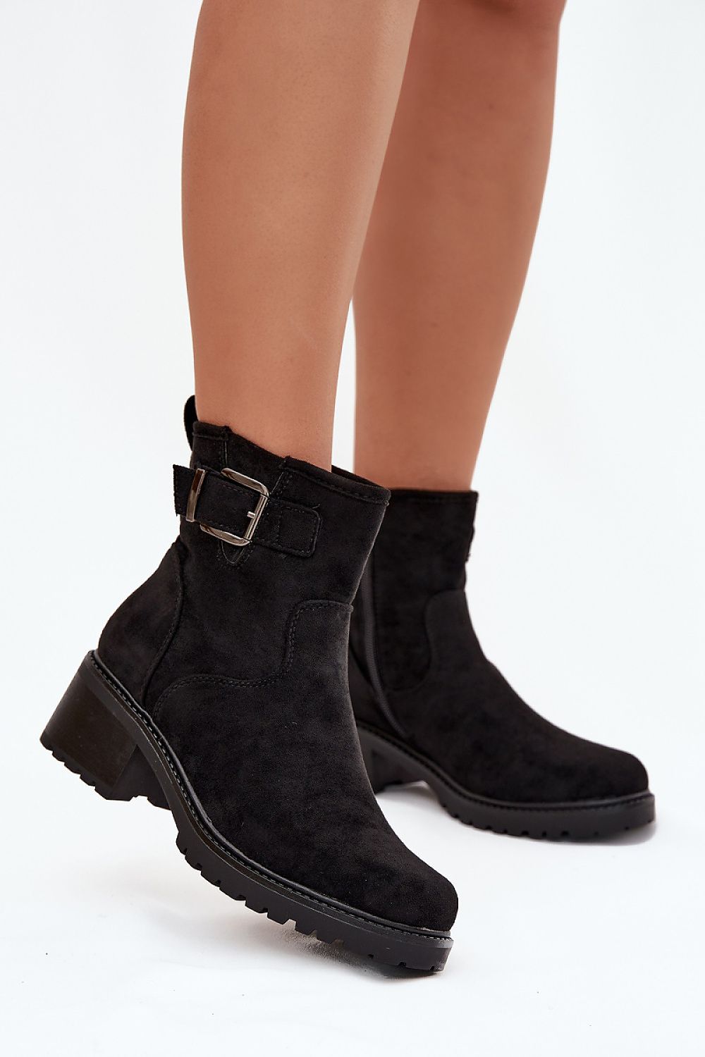  Botine cu toc model 217814 Step in style 