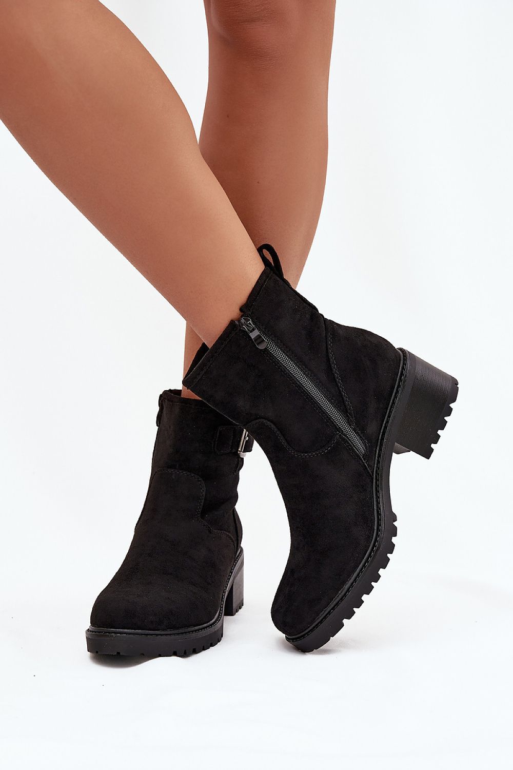  Botine cu toc model 217814 Step in style 