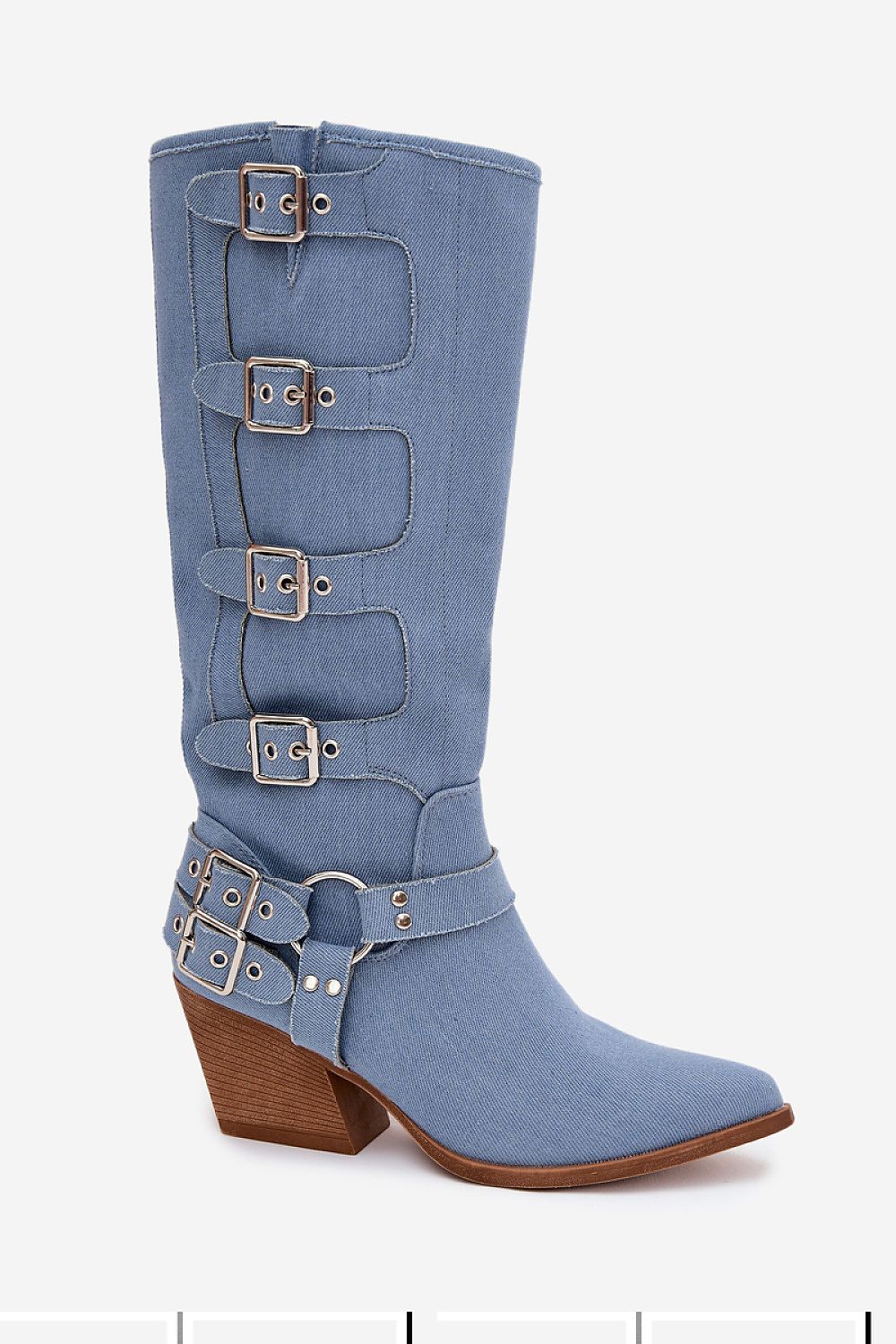  Cizme cu toc model 217817 Step in style 
