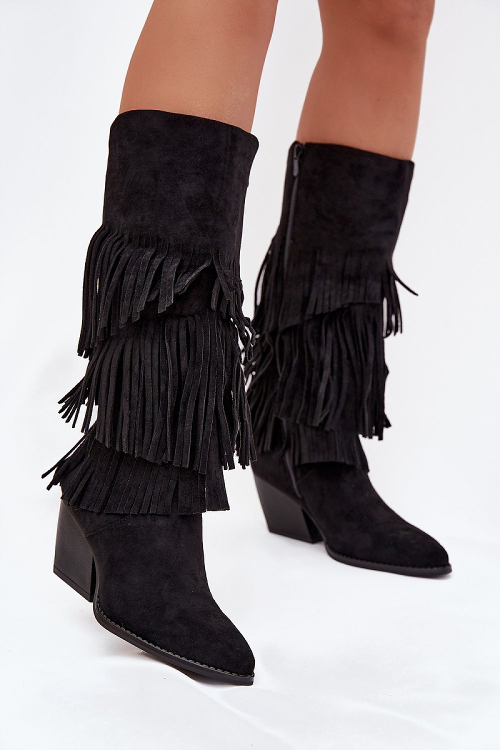  Cizme cu toc model 217822 Step in style 