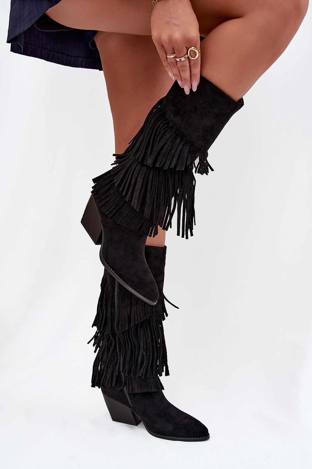  Cizme cu toc model 217822 Step in style 