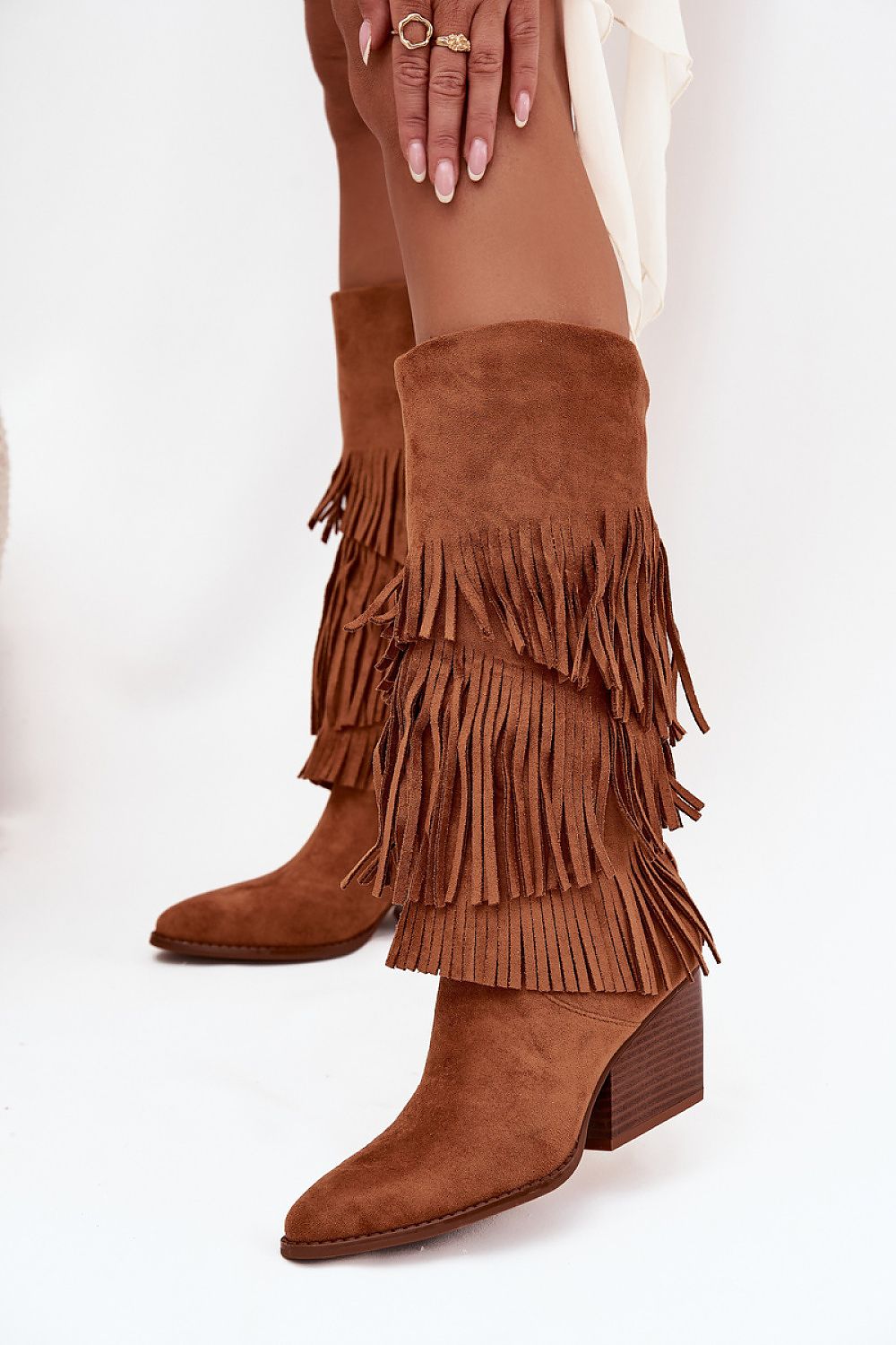  Cizme cu toc model 217823 Step in style 