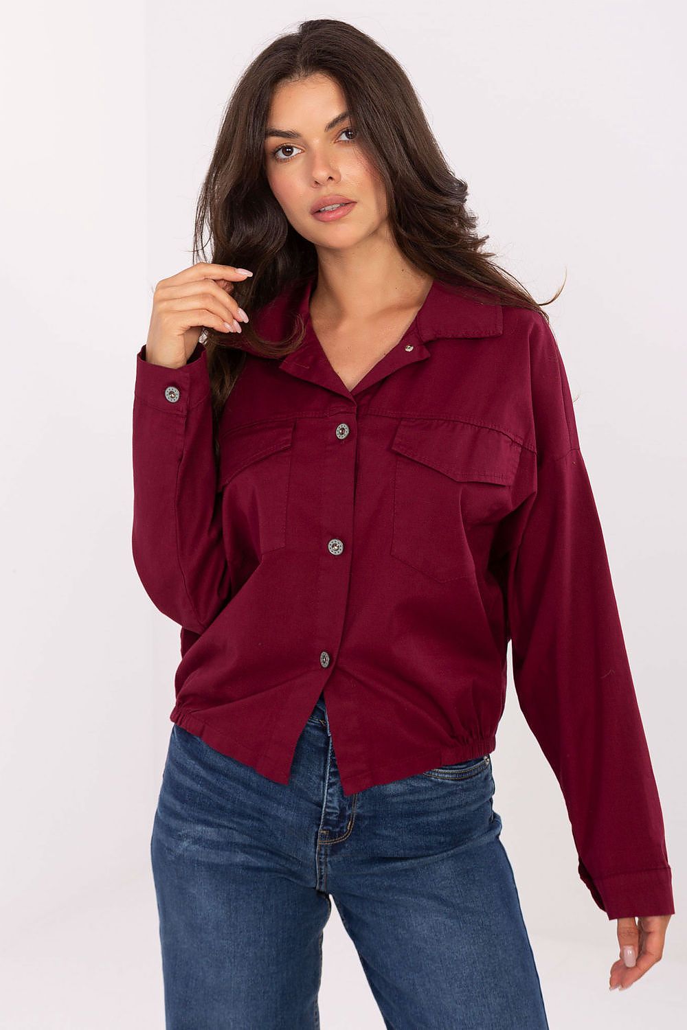  Cămaşă cu mânecă lungă model 217886 Rue Paris 