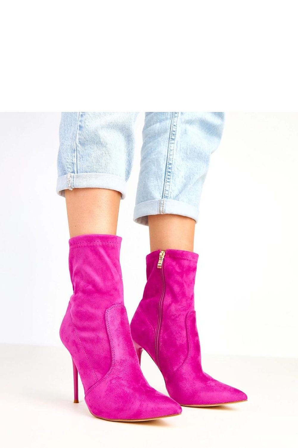  Botine cu toc model 217904 Solea 