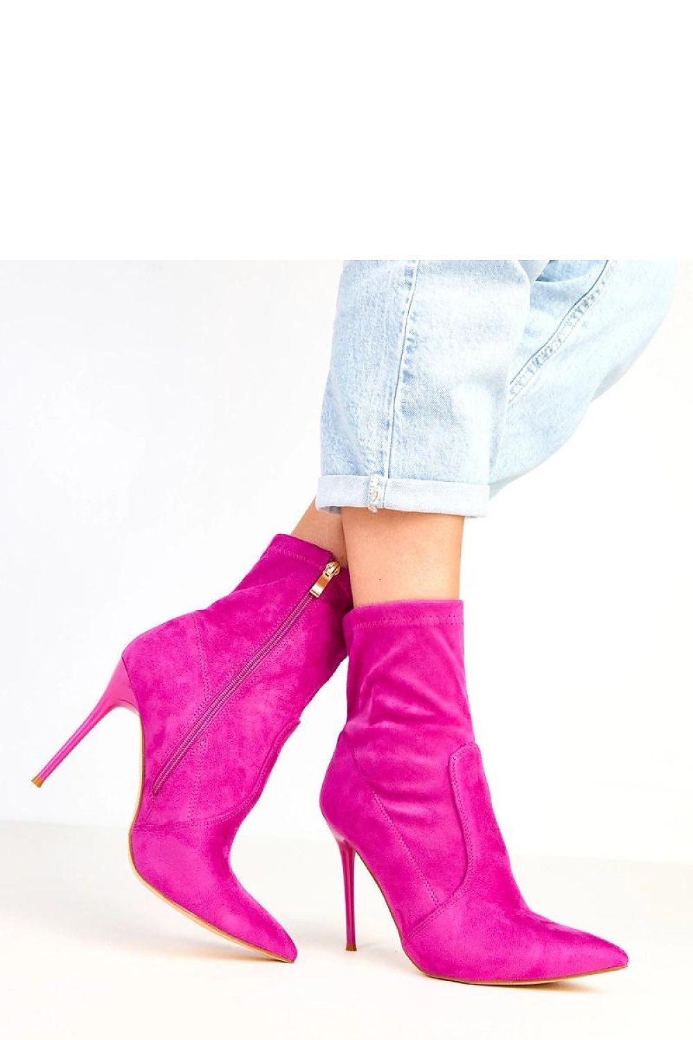  Botine cu toc model 217904 Solea 