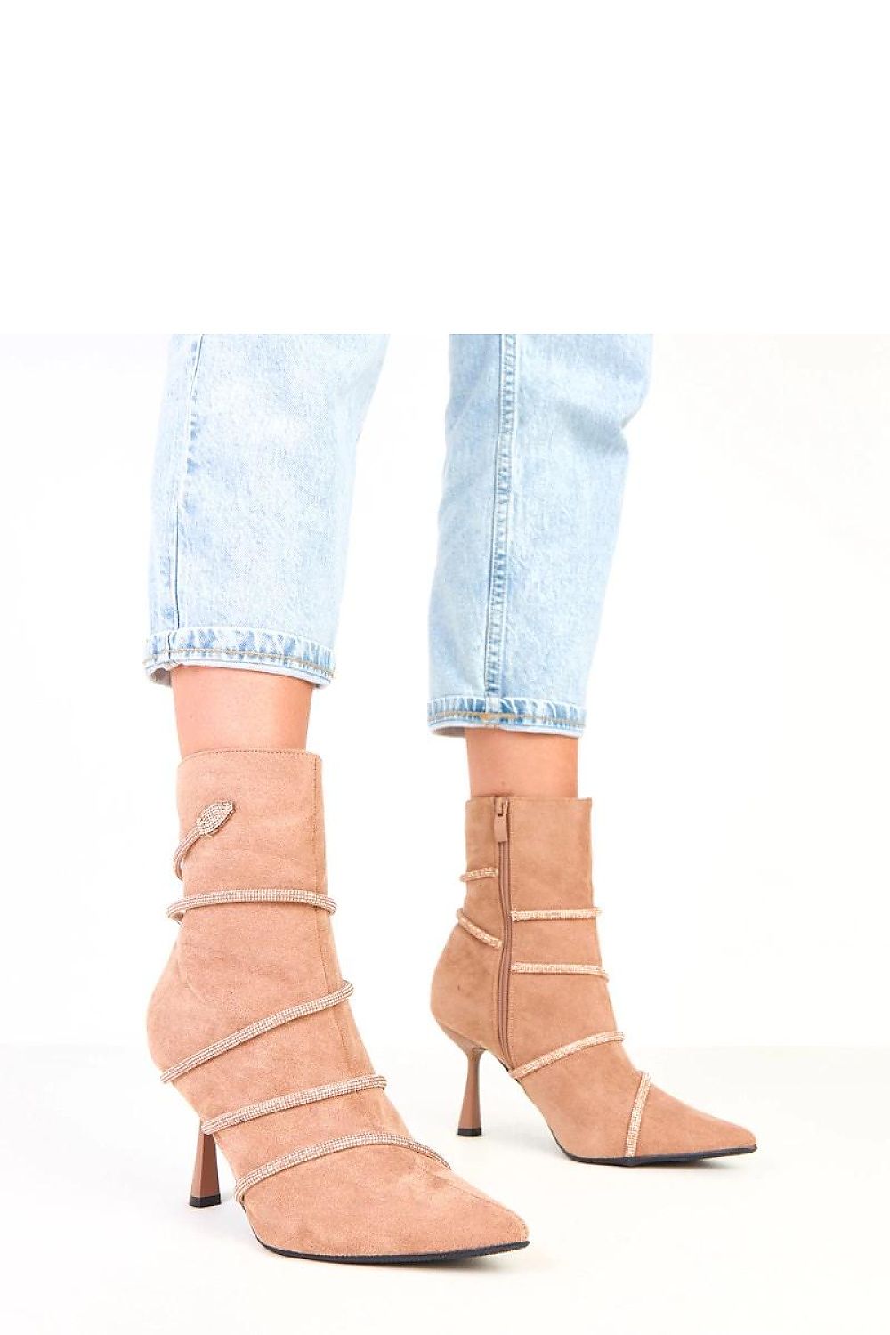  Botine cu toc model 217923 Solea 