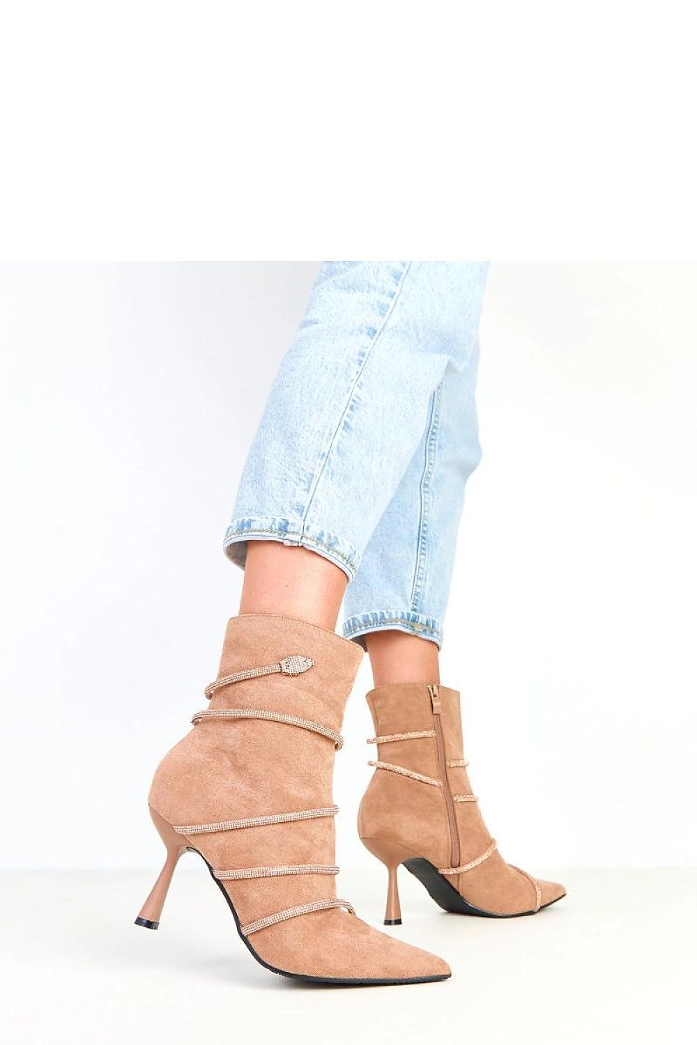  Botine cu toc model 217923 Solea 