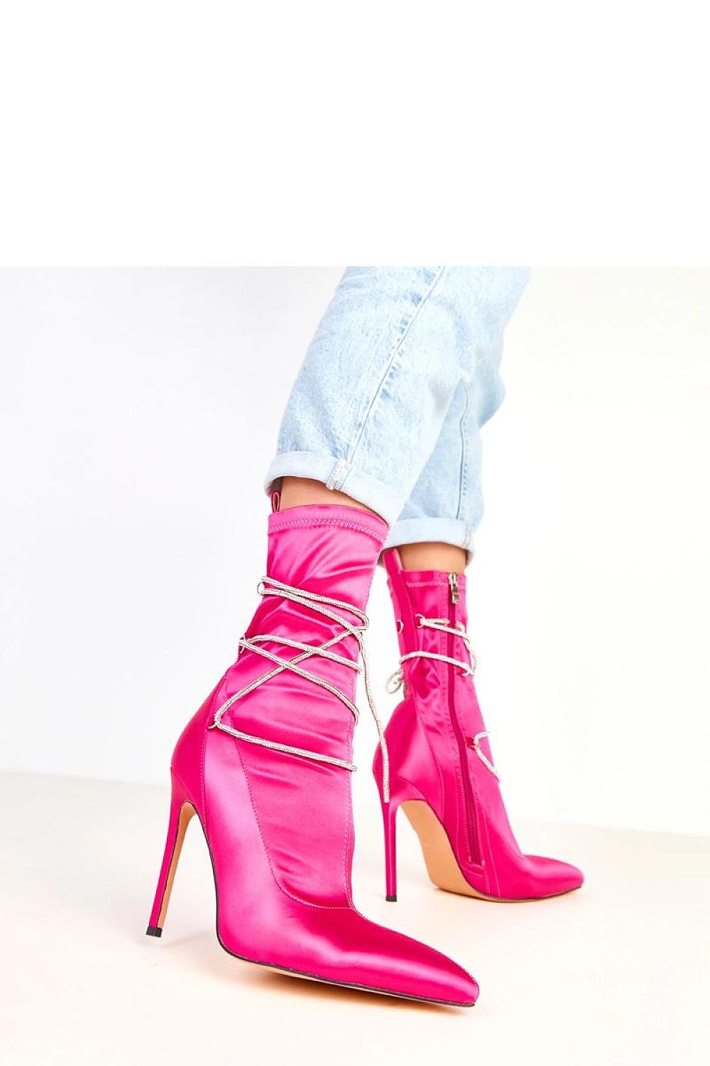  Botine cu toc model 217943 Solea 