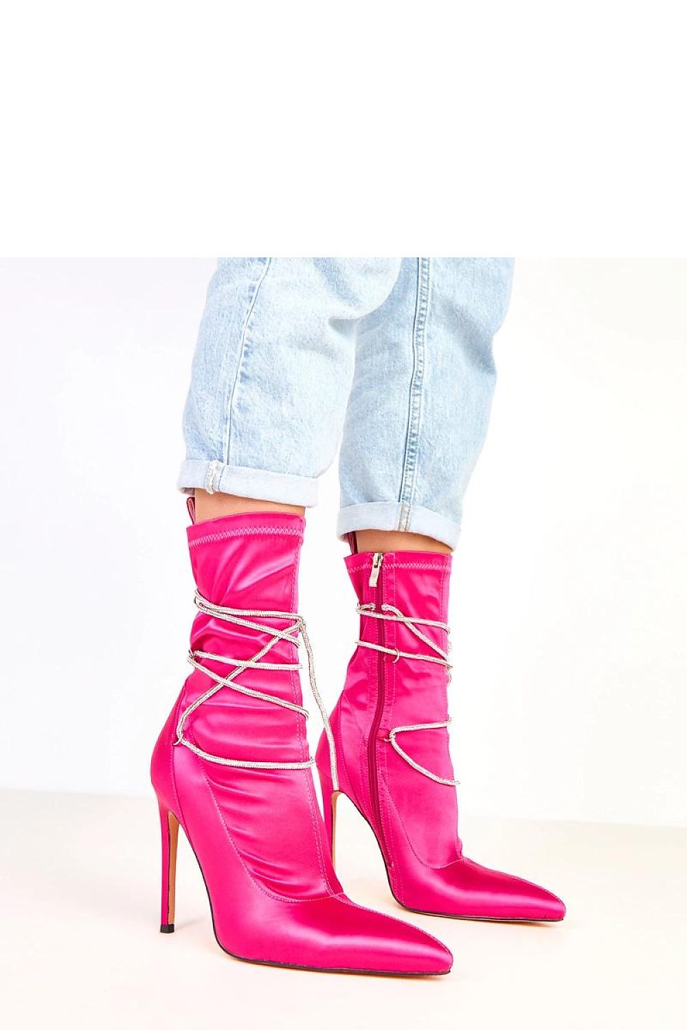  Botine cu toc model 217943 Solea 