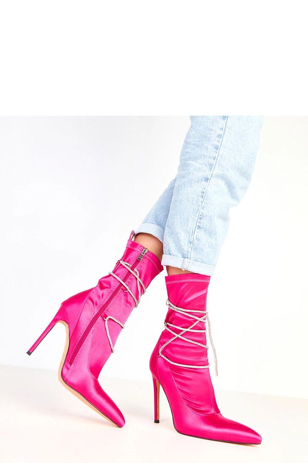  Botine cu toc model 217943 Solea 