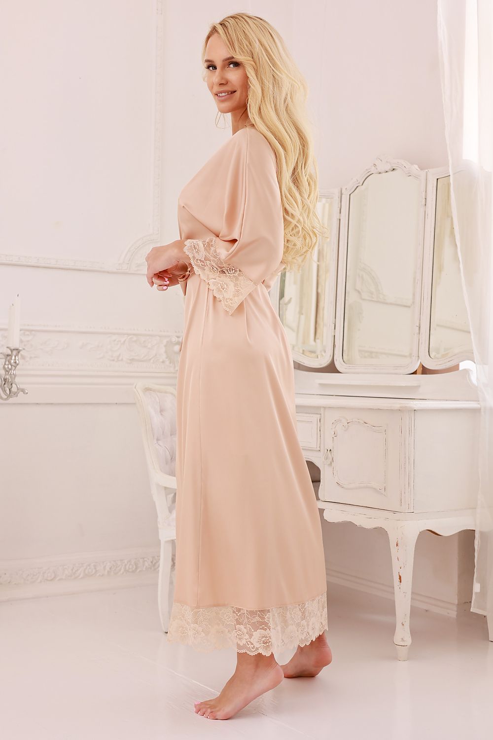  Cămaşă de noapte lungă model 218049 Kalimo 