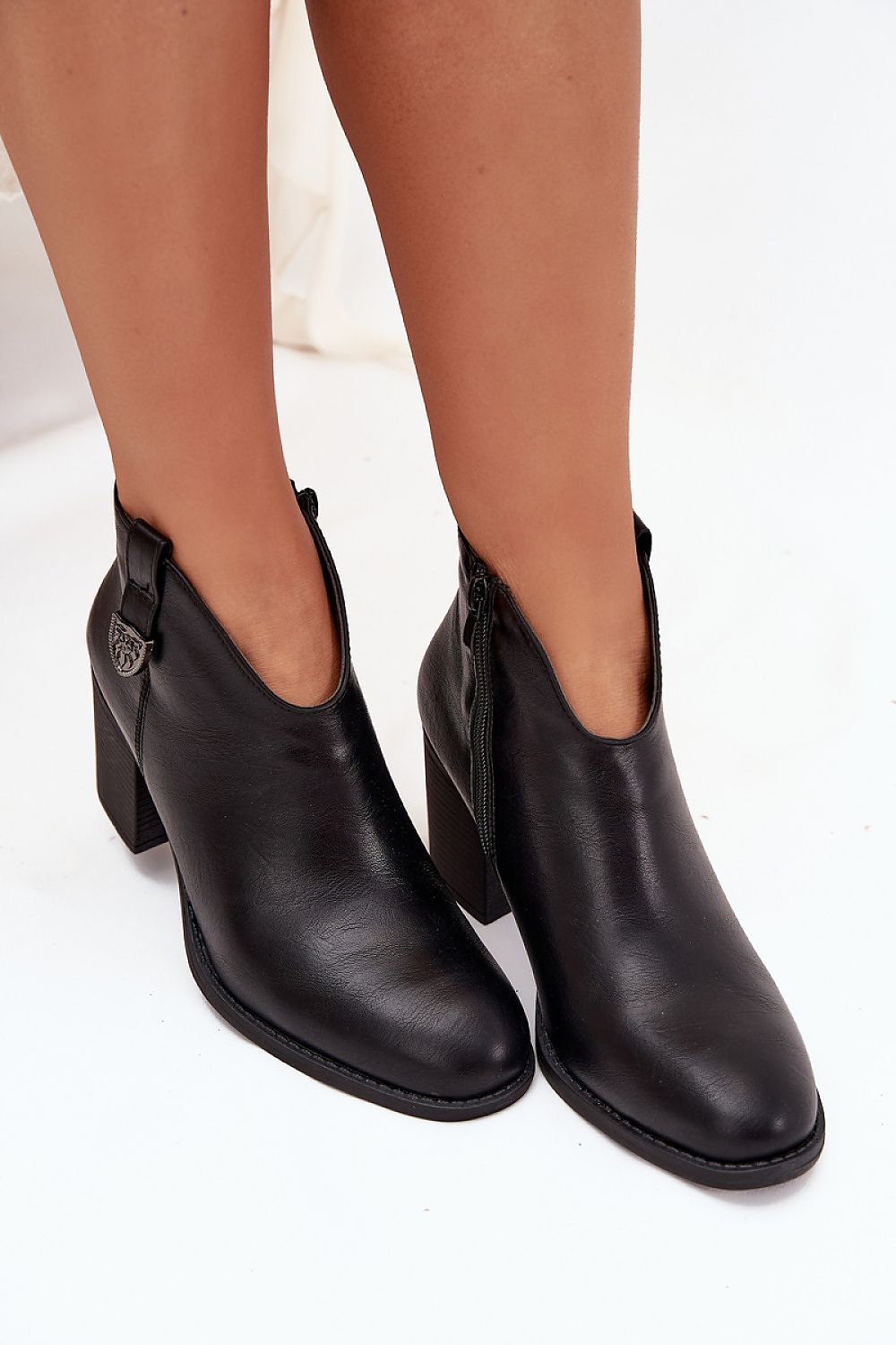  Botine cu toc model 218062 Step in style 