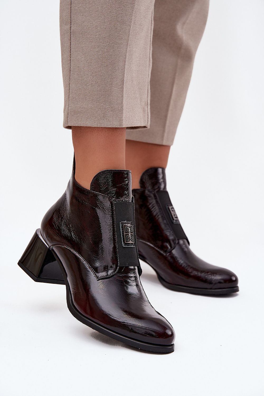  Botine cu toc model 218066 Step in style 