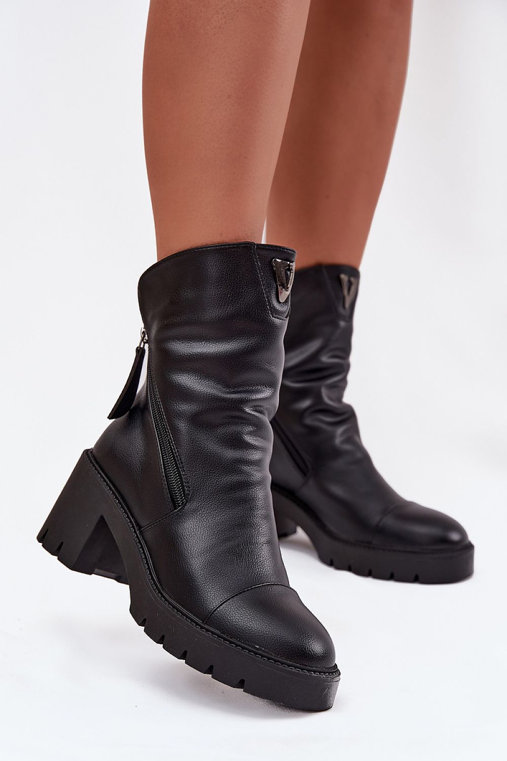  Botine cu toc model 218068 Step in style 