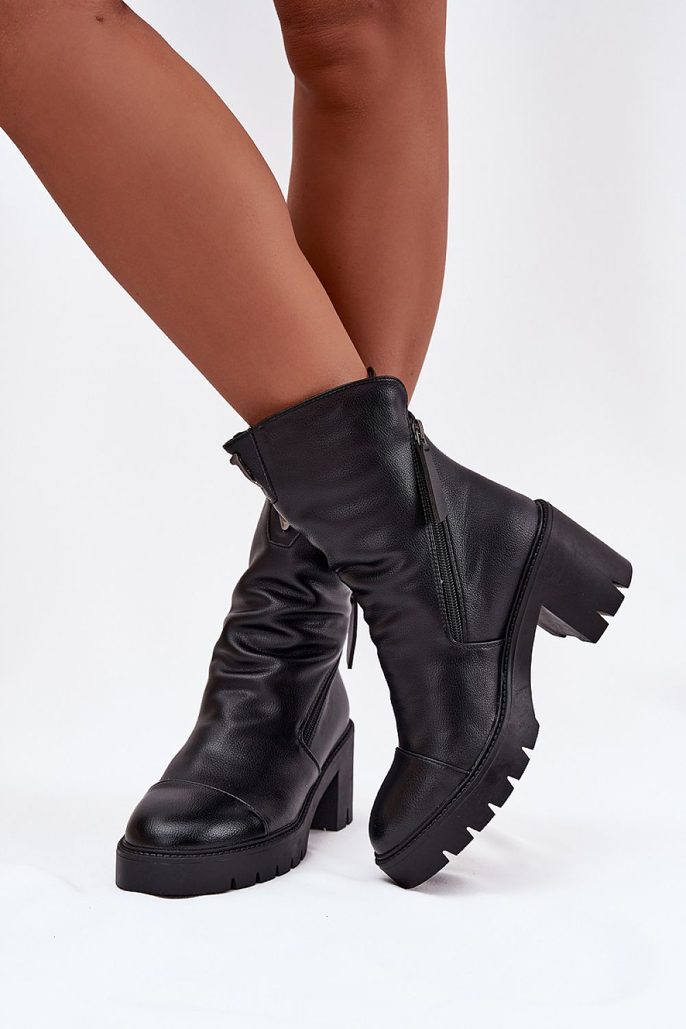  Botine cu toc model 218068 Step in style 