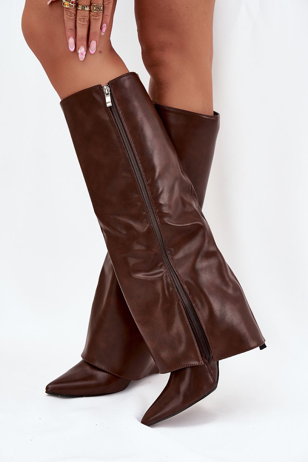  Cizme cu toc model 218093 Step in style 