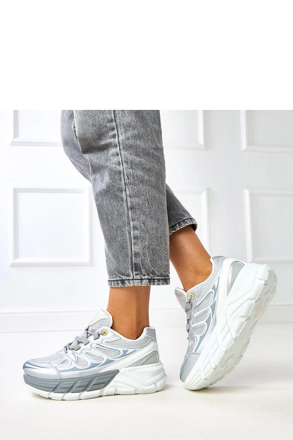  Pantofi sport pe platformă model 218129 Solea 
