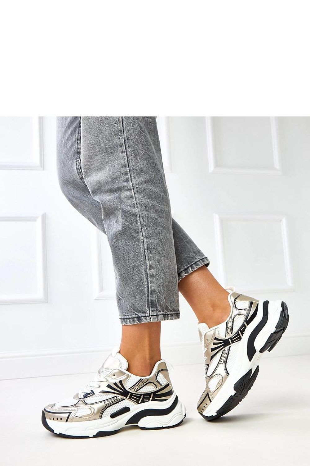  Pantofi sport pe platformă model 218141 Solea 