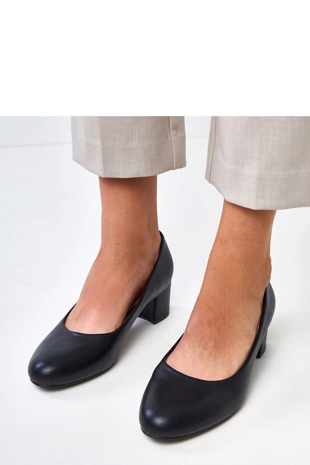  Pantofi dcu toc gros model 218370 Solea 