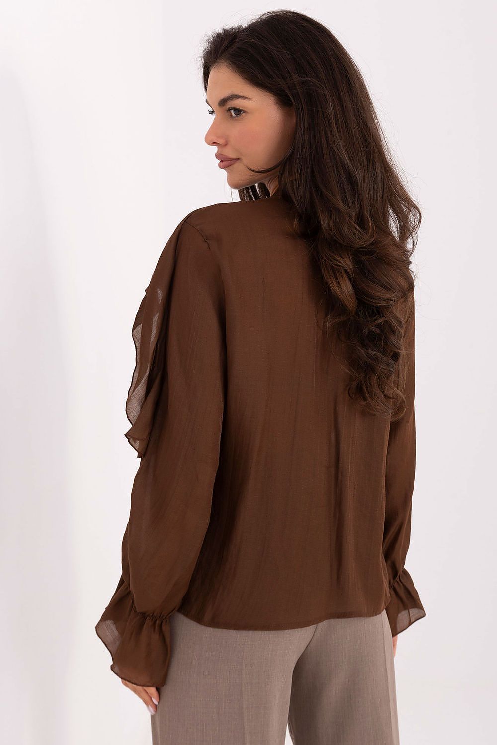  Cămaşă cu mânecă lungă model 218415 Rue Paris 