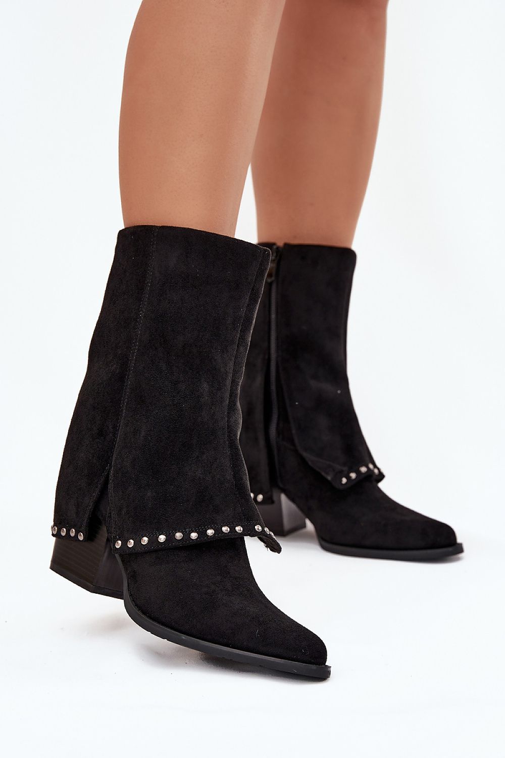  Cizme cu toc model 218489 Step in style 
