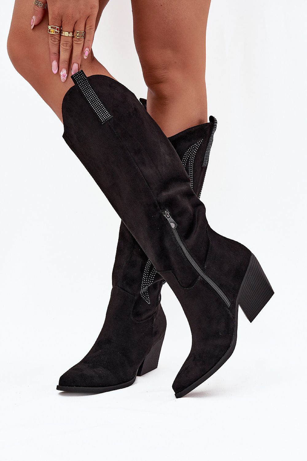  Cizme cu toc model 218491 Step in style 