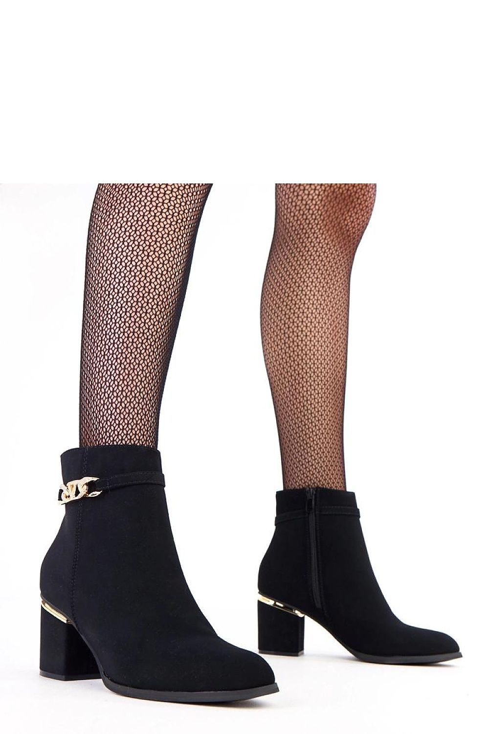  Botine cu toc model 218555 Solea 