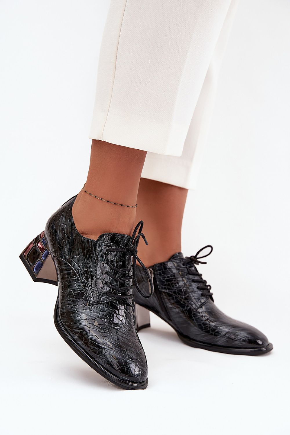  Pantofi cu toc model 218694 Step in style 