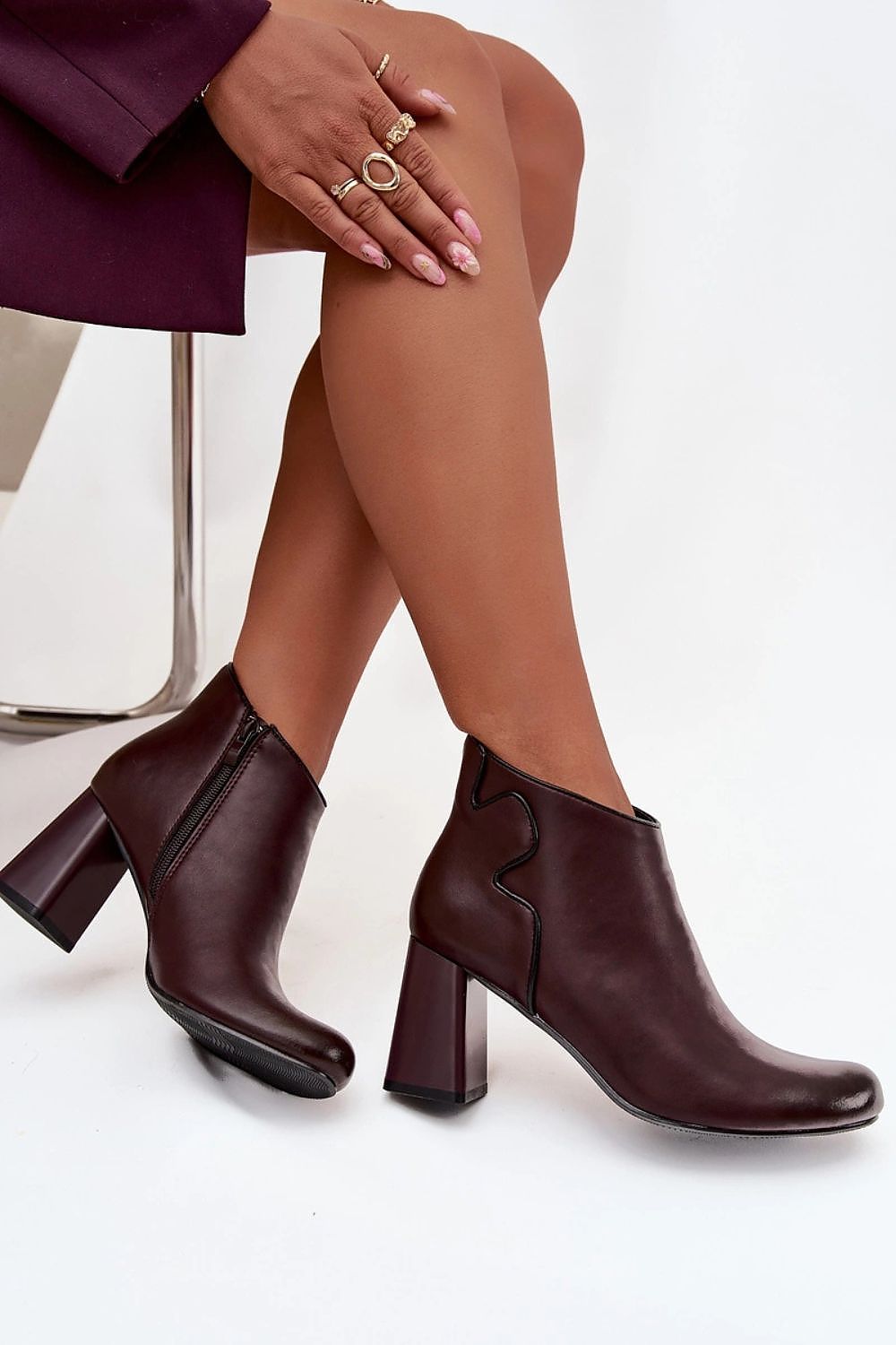  Botine cu toc model 218707 Step in style 