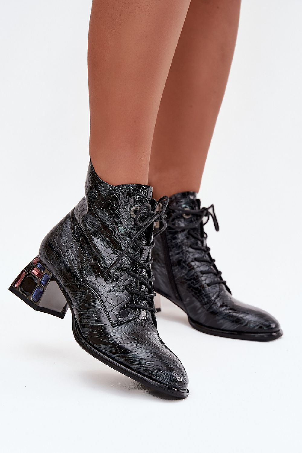  Botine cu toc model 218722 Step in style 