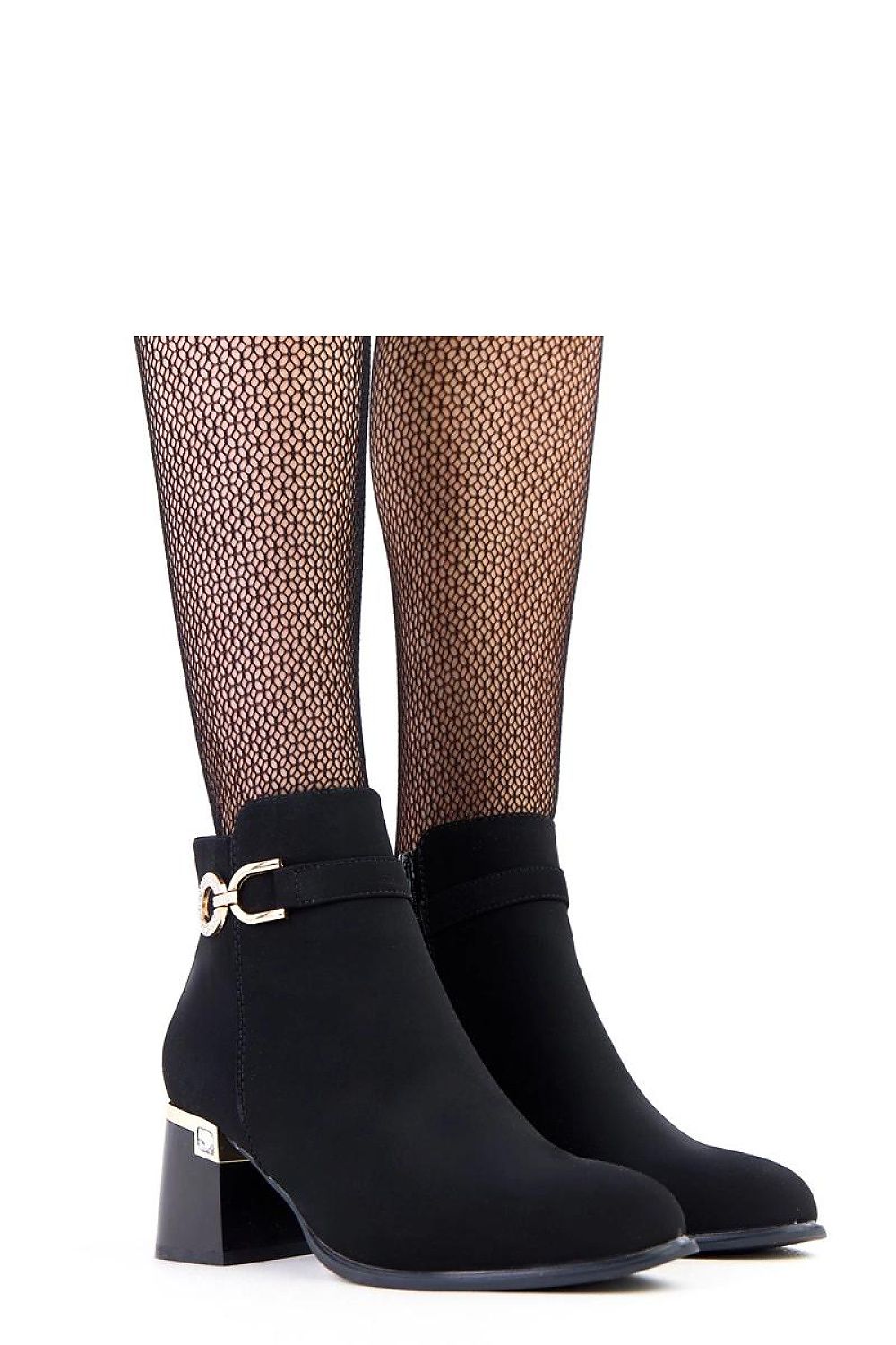  Botine cu toc model 218813 Solea 