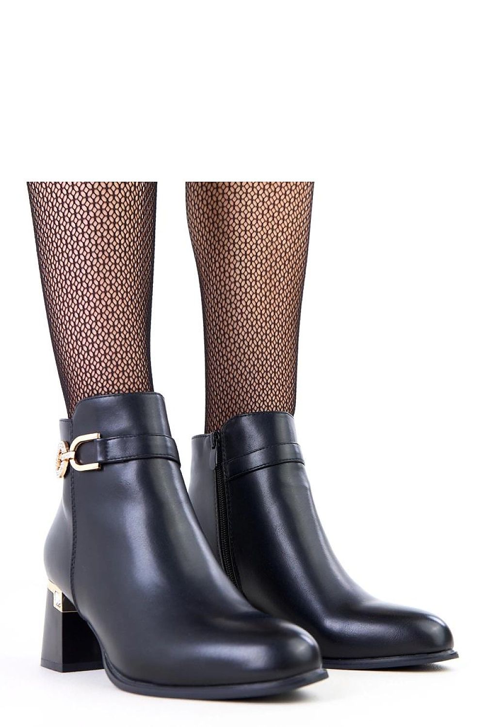  Botine cu toc model 218814 Solea 